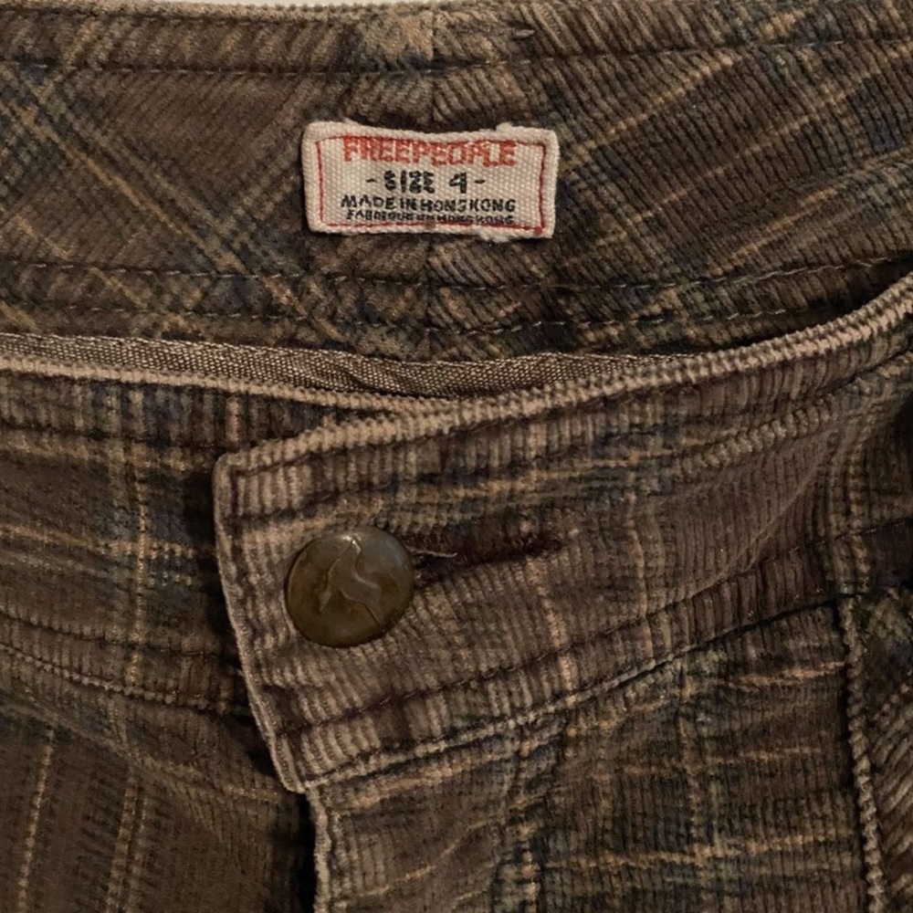 Free People - Plaid Corduroy - Picture 6 of 12